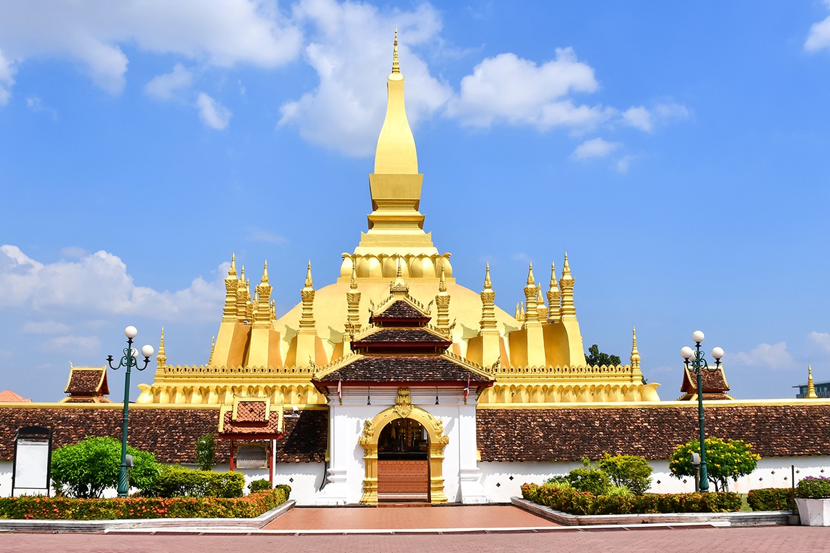 Pha That Luang  or The Great Stupa is a must-see Laos attraction which locates in its capital, Vientiane.
